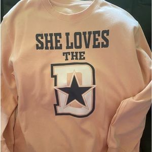 new with out tag size large dallas cowboy sweatshirt
